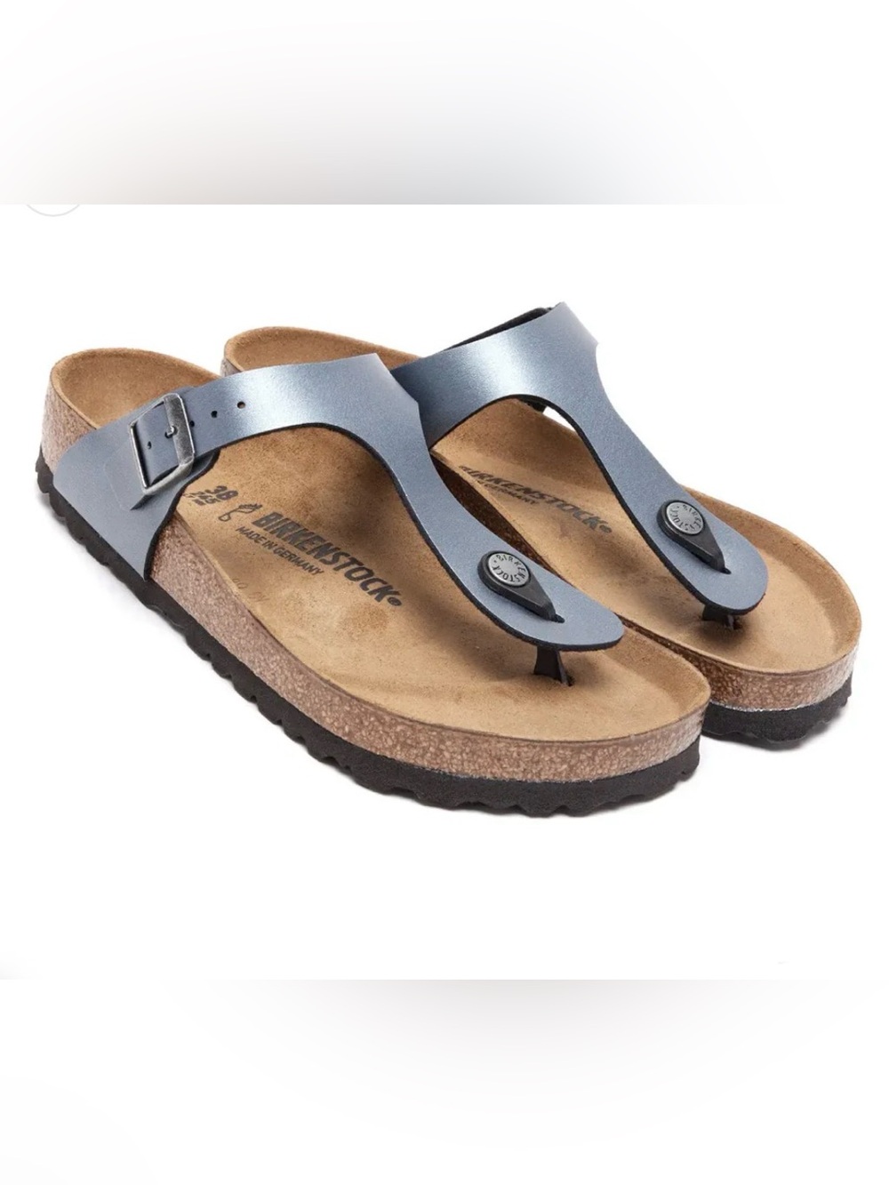 BIRKENSTOCK SIZE 8-8.5 (39) Gizeh Birko-Flor Sandals~COMFORT WALKING SHOES